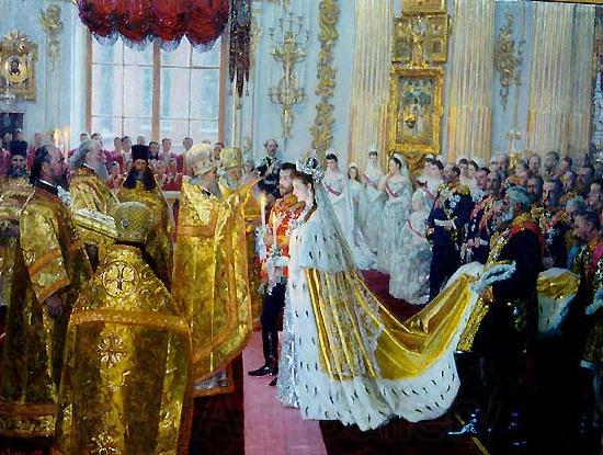 Laurits Tuxen Tuxen Wedding of Tsar Nicholas II